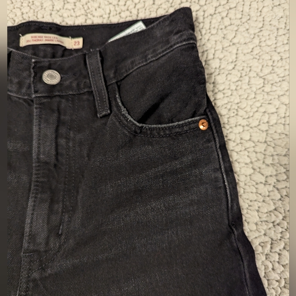 Levi's Black Flare & Wide Leg Jeans - Picture 5 of 15